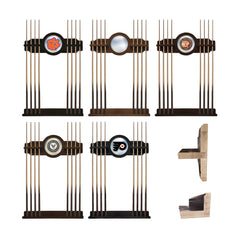 Game Room Pool Table Hanging Cue Racks Wall Decor