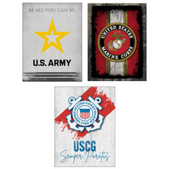 United States Military Wall Decor Canvas Art