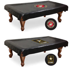 Holland Gameroom Military Branch Officially Licensed Logo Pool Tables