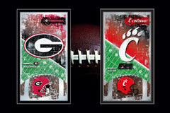 Shop the Holland Gameroom College Team Sports Fan Football Mirror Hanging Wall Decor Gift Idea