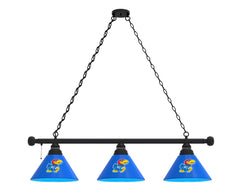 Kansas Jayhawks 3 Shade Billiard Table Light