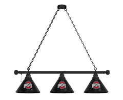 Ohio State Billiard Lamp | OSU Buckeyes 3 Shade Pool Table Light