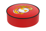 Traditional Red and Yellow U.S. Marine Corps Bar Stool Seat Cover | U.S. Marine Corps Bar Stool Cover