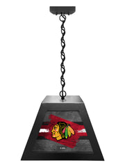 Chicago Blackhawks Pendant Box Light, Bar Light and Billiard Light