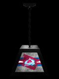 Colorado Avalanche Pendant Box Light, Bar Light and Billiard Light