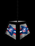 Columbus Blue Jackets Pendant Box Light, Bar Light and Billiard Light