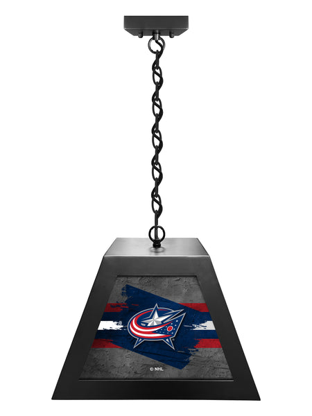 Columbus Blue Jackets Pendant Box Light, Bar Light and Billiard Light