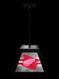 Detroit Red Wings Pendant Box Light, Bar Light and Billiard Light