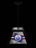 Edmonton Oilers Pendant Box Light, Bar Light and Billiard Light