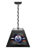 Edmonton Oilers Pendant Box Light, Bar Light and Billiard Light