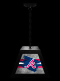 Atlanta Braves Pendant Box Light, Bar Light and Billiard Light