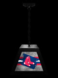 Boston Red Sox Pendant Box Light, Bar Light and Billiard Light