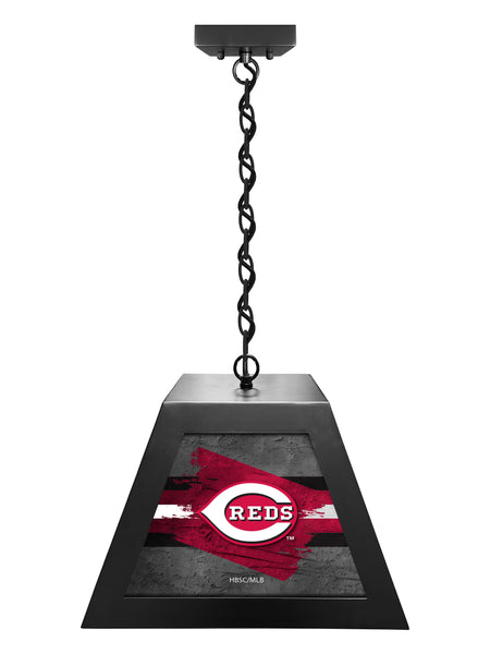 Cincinnati Reds Pendant Box Light, Bar Light and Billiard Light