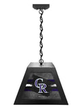 Colorado Rockies Pendant Box Light, Bar Light and Billiard Light