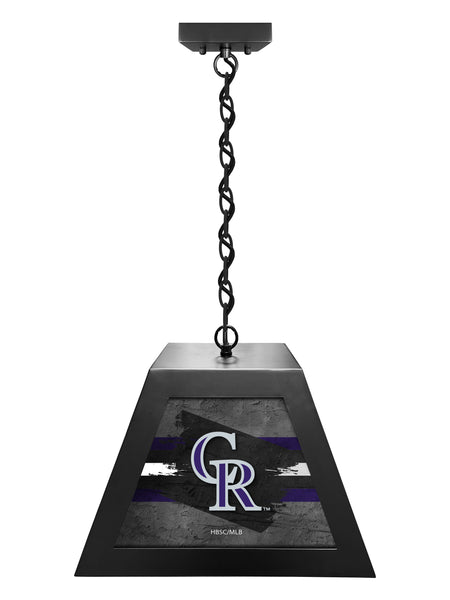 Colorado Rockies Pendant Box Light, Bar Light and Billiard Light
