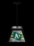 Oakland Athletics Pendant Box Light, Bar Light and Billiard Light