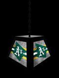 Oakland Athletics Pendant Box Light, Bar Light and Billiard Light