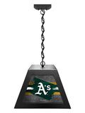Oakland Athletics Pendant Box Light, Bar Light and Billiard Light