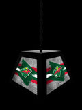 Minnesota Wild Pendant Box Light, Bar Light and Billiard Light