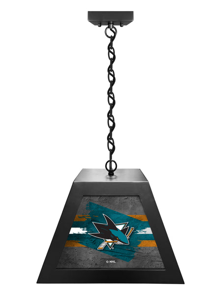 San Jose Sharks Pendant Box Light, Bar Light and Billiard Light