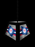 Winnipeg Jets Pendant Box Light, Bar Light and Billiard Light