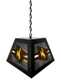 University of Wyoming Pendant Box Light