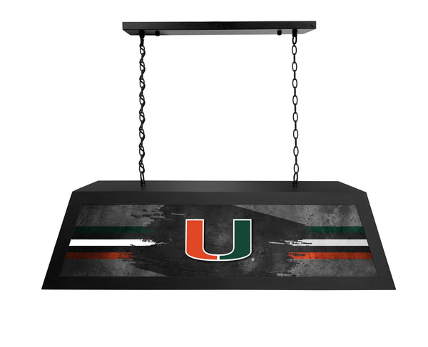 University of Miami (FL) Long Box Billiard Light