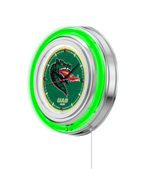15" Alabama Birmingham Blazers Neon Clock