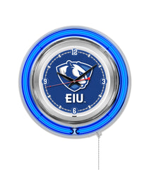 15" Eastern Illinois Panthers Officially Licensed Logo Neon Clock