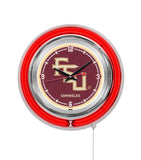 15" College NCAA Neon Clocks (Alabama - Pitt)