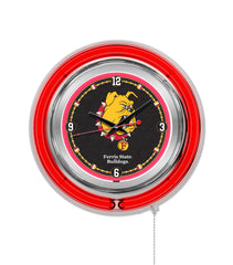 Ferris State University Bulldogs Officially Licensed Logo 15" Neon Clock