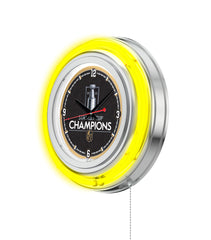 15" Las Vegas Golden Knights 2023 Stanley Cup Neon Clock