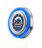 15" New York Mets Neon Clock