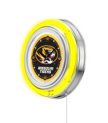 15" University of Missouri Tigers Neon Clock