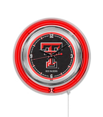15" Texas Tech Red Raiders Neon Clock