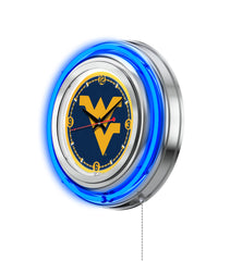 15" West Virginia Mountaineers Neon Clock