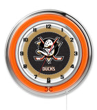 19" Anaheim Ducks Neon Clock