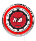 19" NCAA Neon Clocks (Alabama - Pitt)