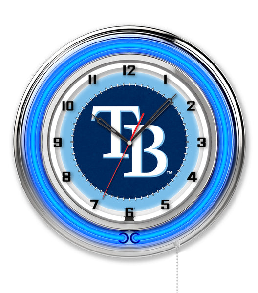 19" Tampa Bay Rays Neon Clock