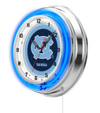 19" North Carolina Tar Heels Neon Clock
