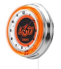 19" Oklahoma State University Cowboys Neon Clock