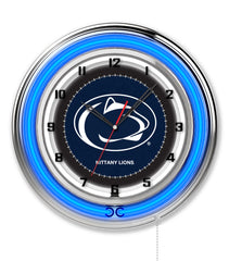 19" Penn State Nittany Lions Neon Clock