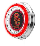 19" University of Southern California Trojans USC Neon Clock