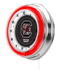 19" South Carolina Gamecocks Neon Clock