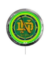 Notre Dame (Vintage) 16" Multi Color LED Wall Clock
