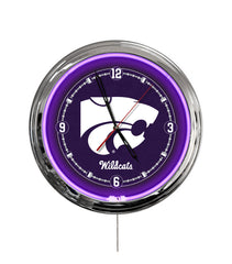 Kansas State University 16" Multi Color LED Wall Clock