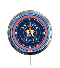 Houston Astros 16" Multi Color LED Wall Clock