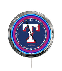 Texas Rangers 16" Multi Color LED Wall Clock