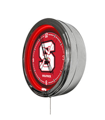 North Carolina State University 16" Multi Color LED Wall Clock