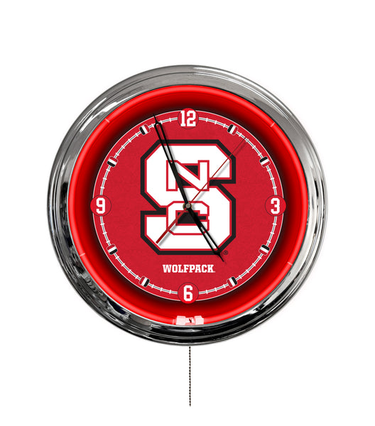 North Carolina State University 16" Multi Color LED Wall Clock